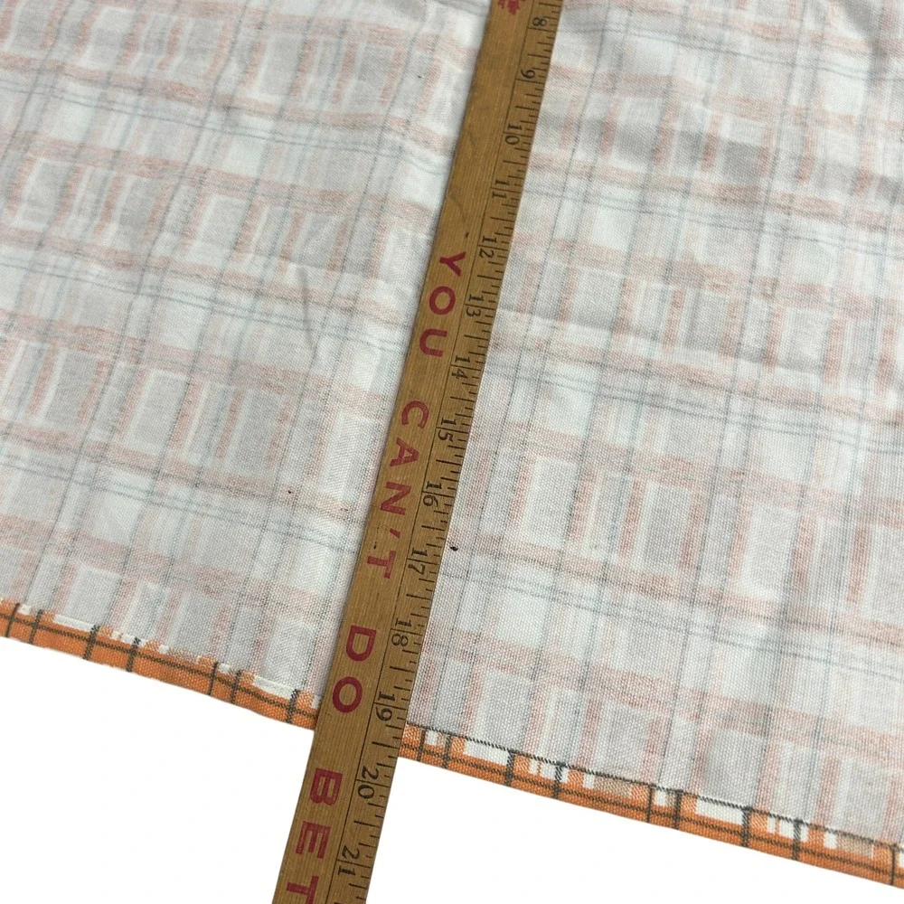 Autumn Hill Fall Plaid Tea Towel Orange Brown Cotton Harvest Farmhouse‎ Kitchen